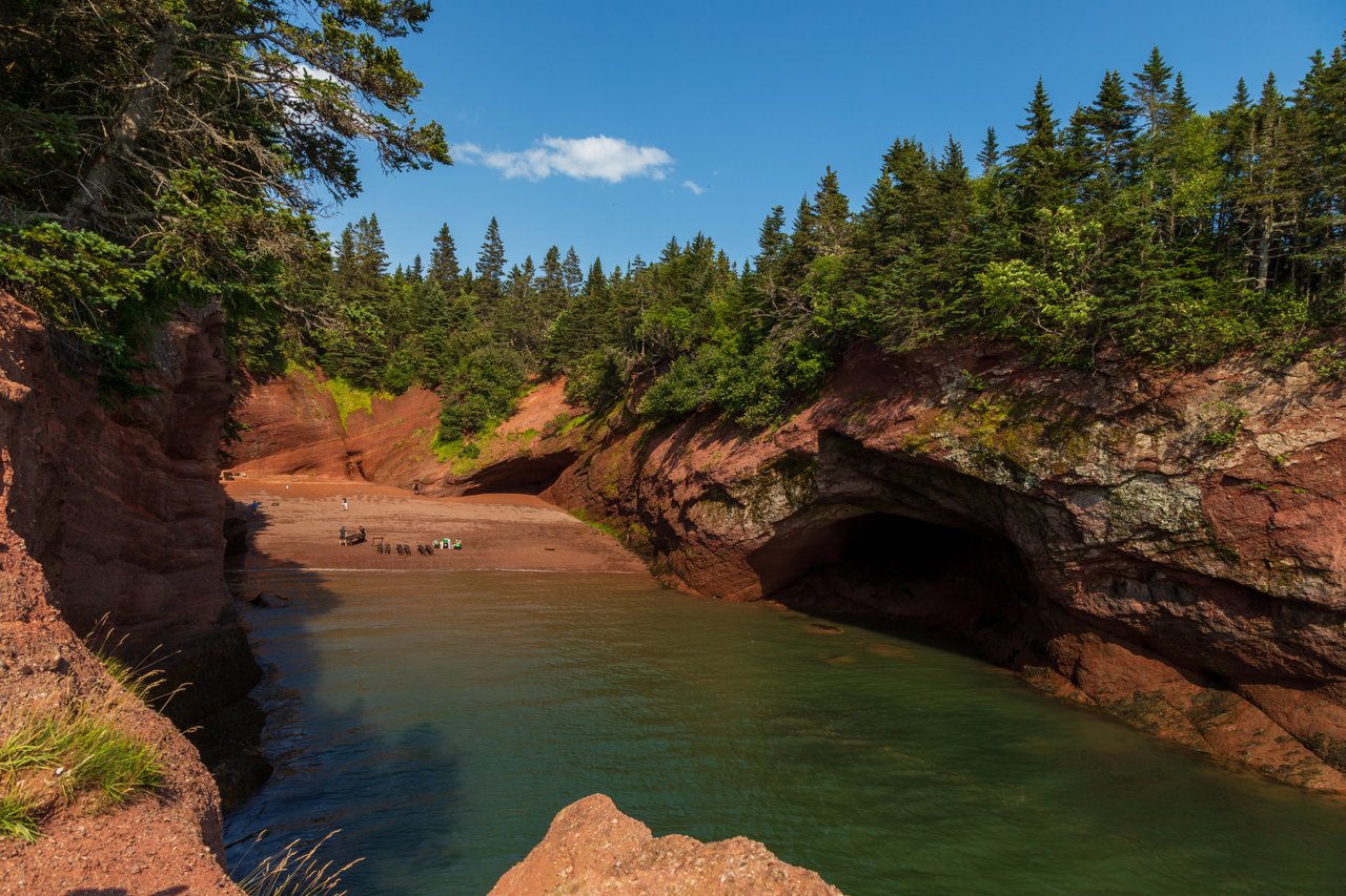 The Sea Caves of the Bay of Fundy