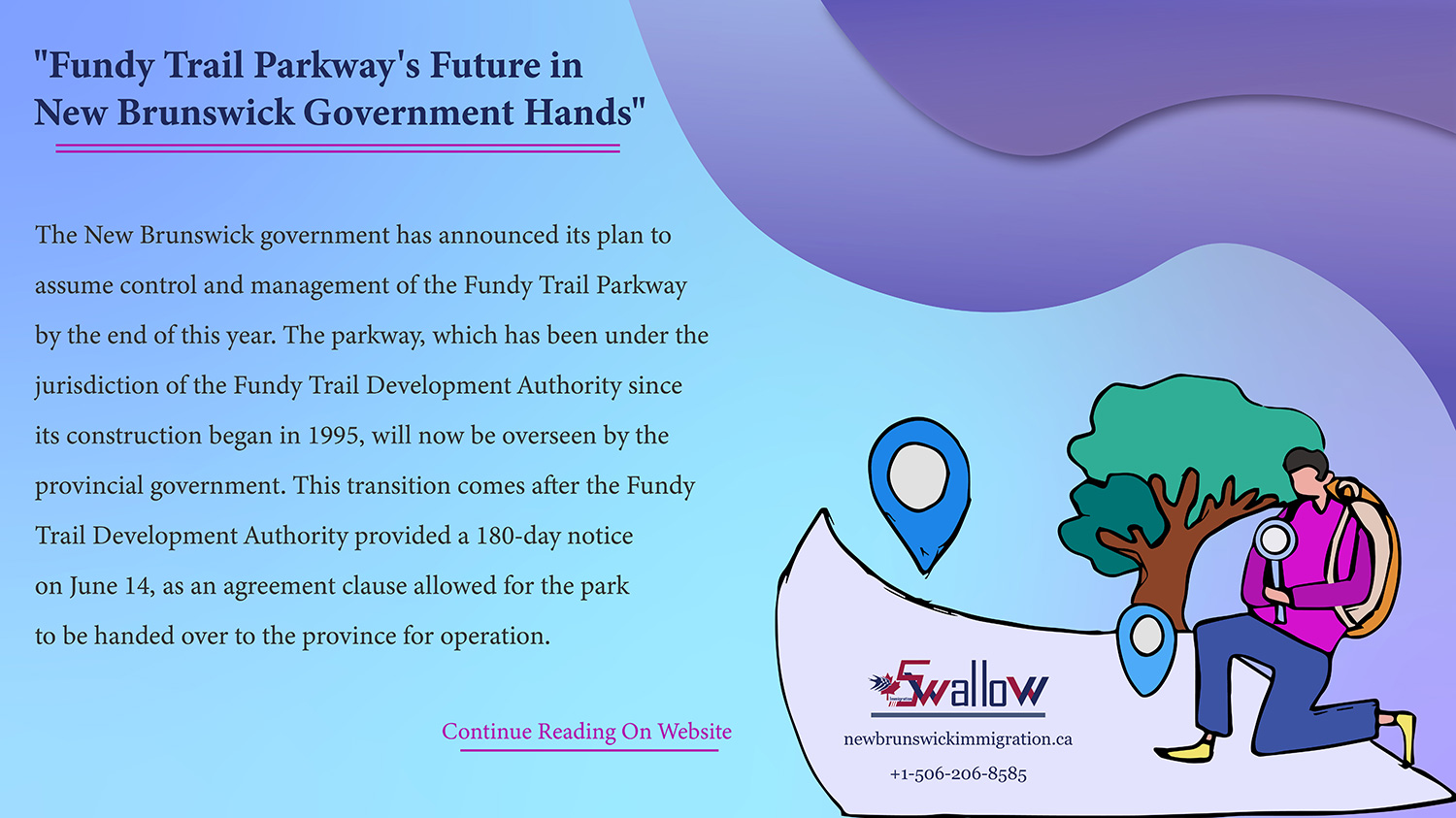 “Fundy Trail Parkway’s Future in New Brunswick Government Hands”