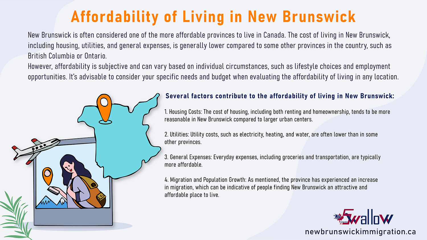 Affordability of Living in New Brunswick, Canada