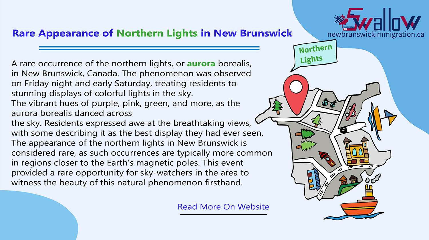 Northern Lights in New Brunswick