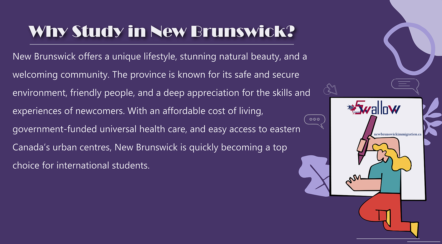 Why Study in New Brunswick?