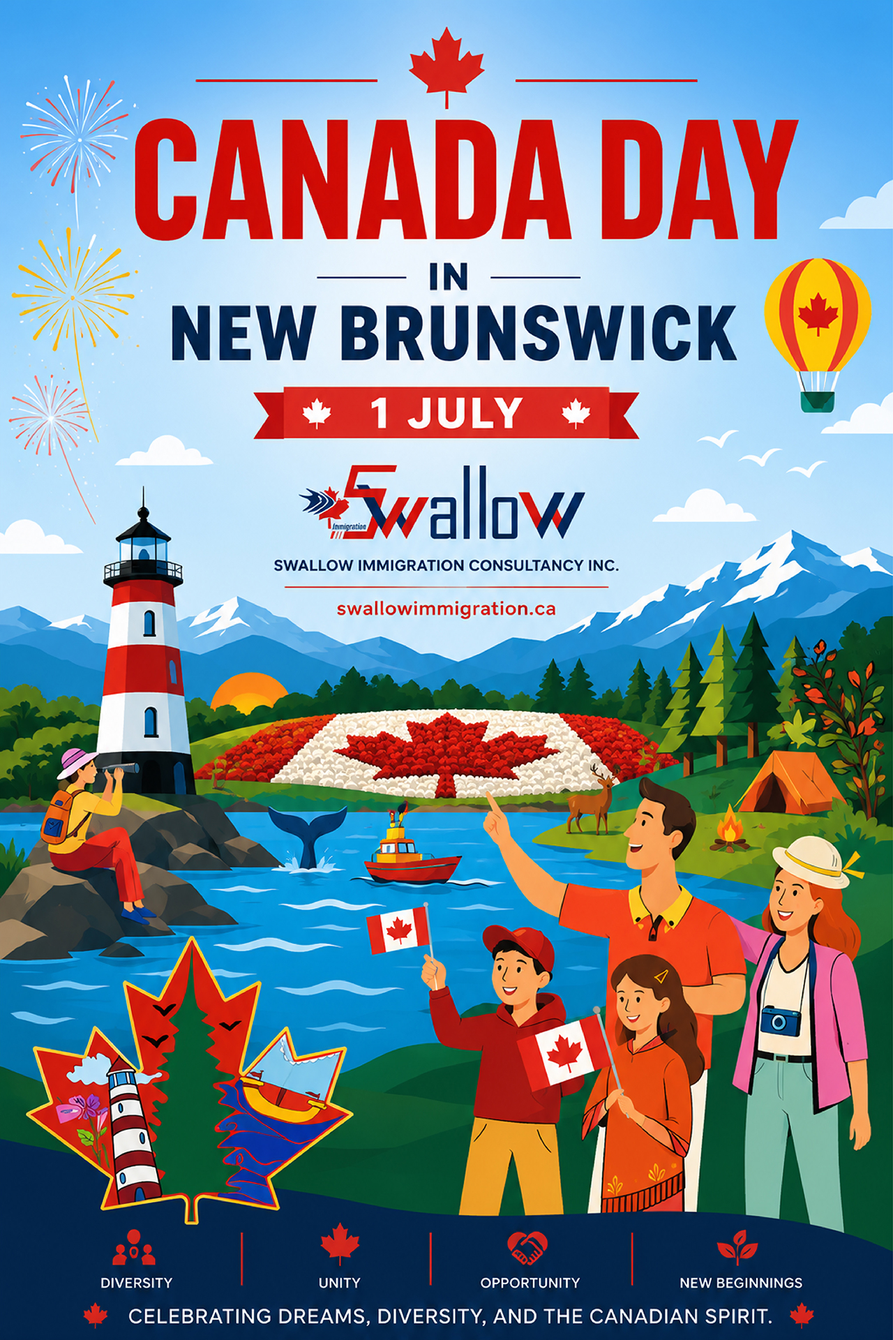 🍁 Happy Canada Day from Swallow Immigration Consultancy Inc. 🇨🇦