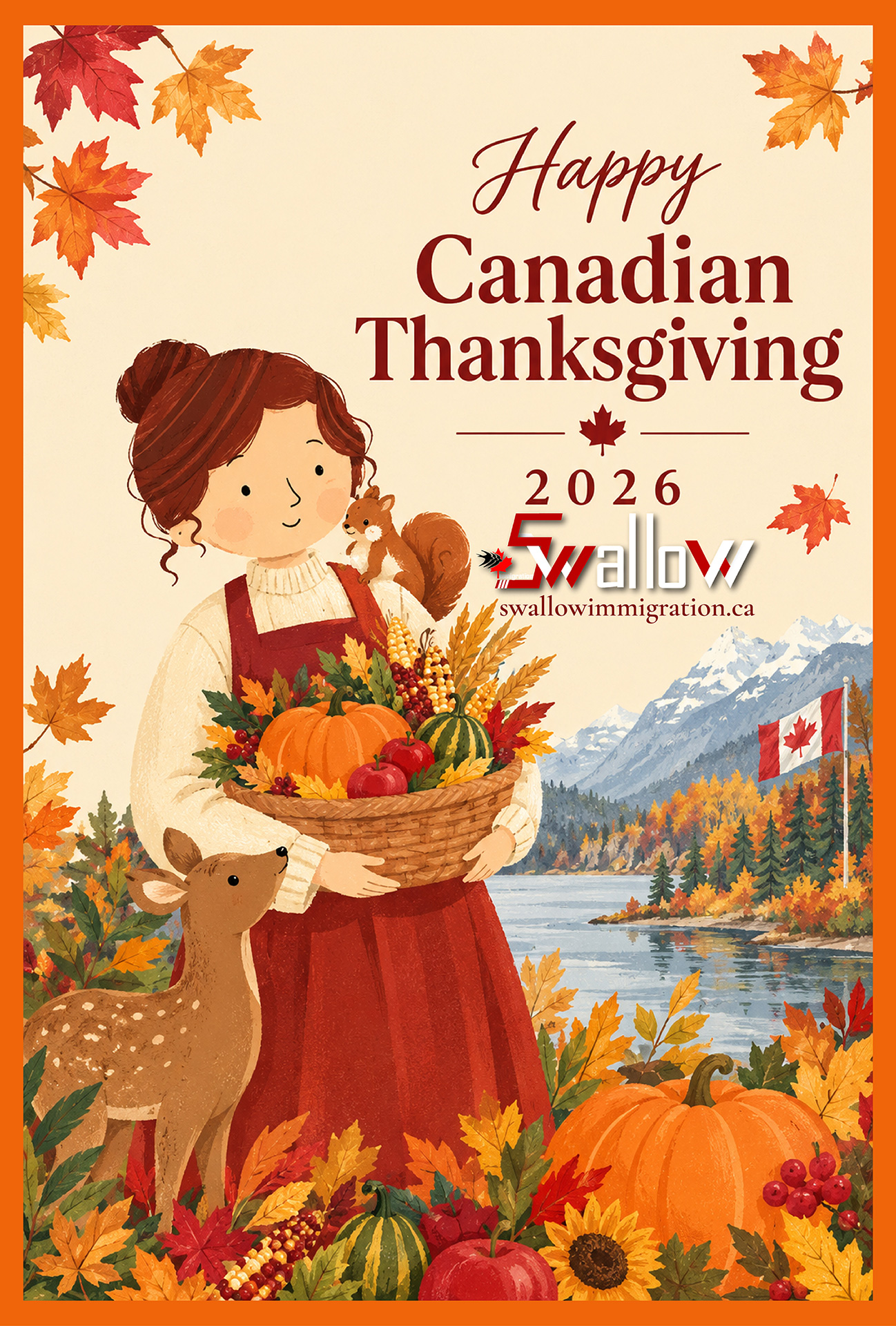 🍁🧡 Happy Canadian Thanksgiving 2026!