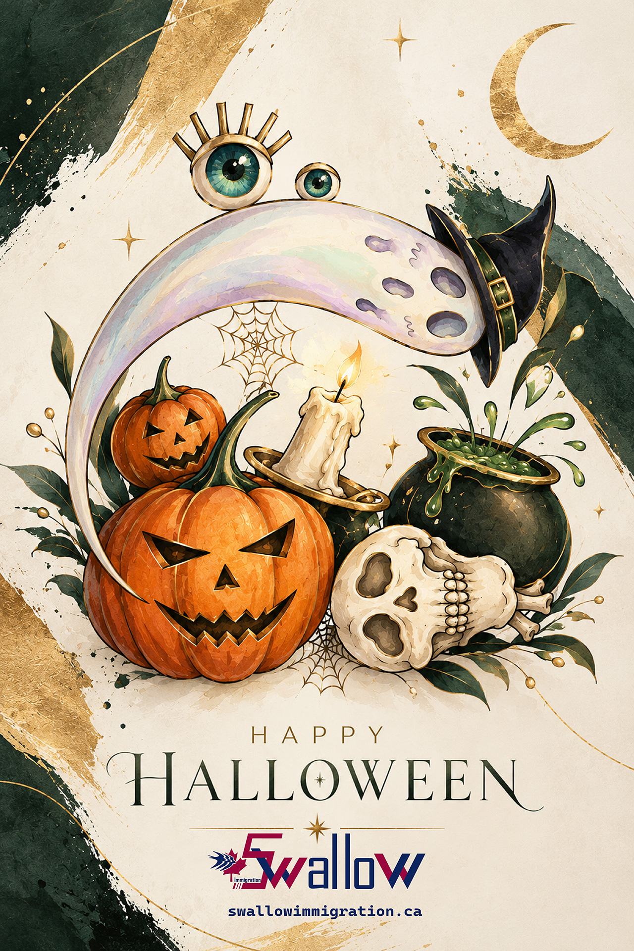 Happy Halloween 2026 in New Brunswick, Canada | Swallow Immigration